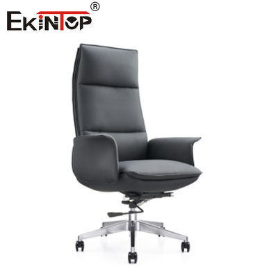 Clásica silla de jefe de cuero genuino Elegancia atemporal para el lugar de trabajo moderno