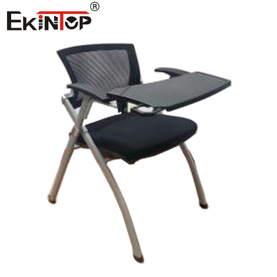 Diseño plegable de silla de entrenamiento y almohadilla de espuma de mesa negra moderna