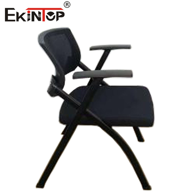 Diseño plegable de silla de entrenamiento y almohadilla de espuma de mesa negra moderna