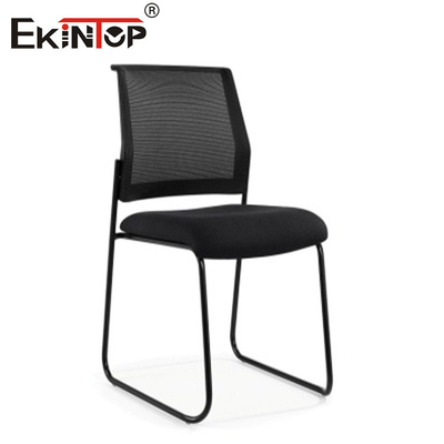 Reverso de malla de plástico asiento transpirable cojín negro silla de entrenamiento rojo