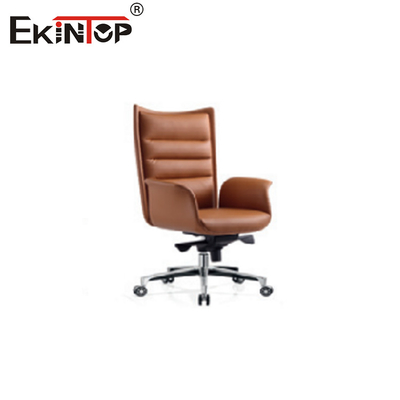 Silla de oficina de cuero sintético de estilo moderno para el trabajo antiexplosión