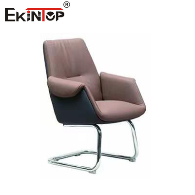 Silla de oficina de cuero giratorio ergonómico de PU para interiores con espalda alta ODM