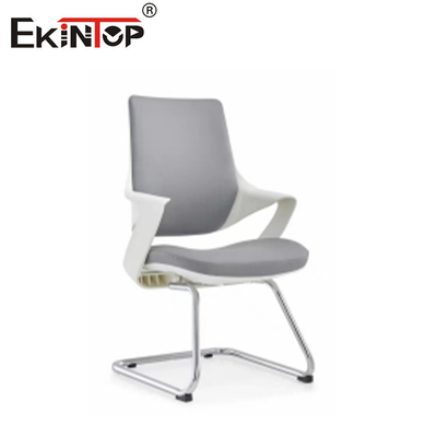 OEM Silla de oficina de cuero naranja con patas metálicas Ruedas silenciosas