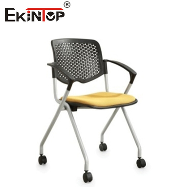 Silla plegable moderna con escritorio mesa de visitas de invitados malla de la oficina trasera silla de entrenamiento