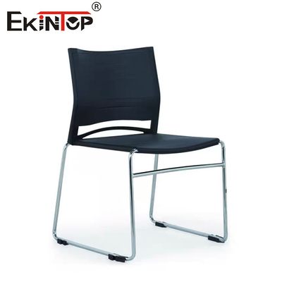 Cuadro de metal silla de oficina de apilamiento de plástico personal de formación de visitantes silla de invitados