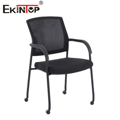 Silla de entrenamiento de oficina media con reposabrazos fijos Muebles de centro de oficina funky