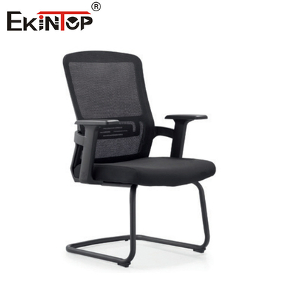 Silla de oficina de la espalda media lavable con reposabrazos de material de malla asiento acolchado