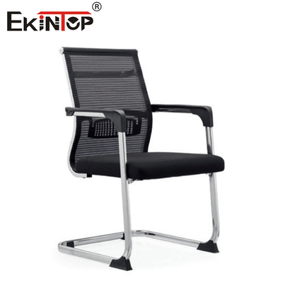 ODM Silla de oficina de malla negra con reposabrazos modernos