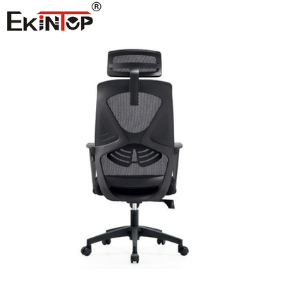 Silla de oficina con respaldo de cabeza y respaldo de malla