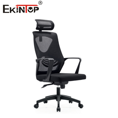 Silla de oficina con respaldo de cabeza y respaldo de malla