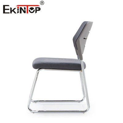 Silla de entrenamiento para visitantes de oficina sin ruedas, de plástico apilada