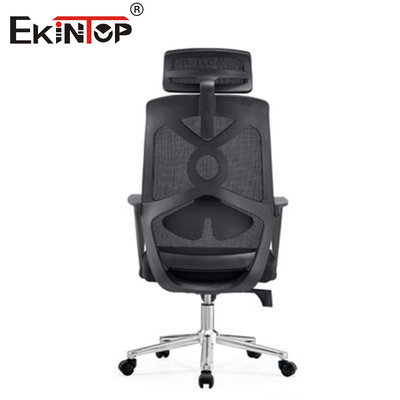 Silla de oficina de material de malla con estilo moderno y reposacabezas ergonómicos