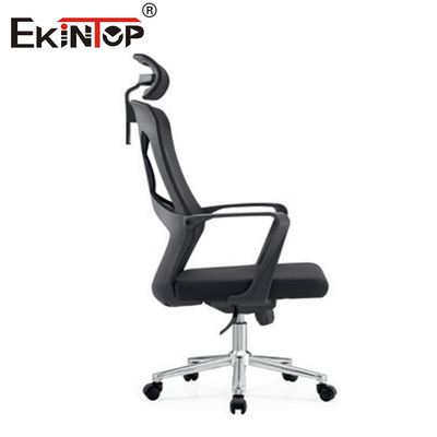 Silla de oficina de malla gris con respaldo para la cabeza con respaldo para la cabeza con respaldo para la cabeza