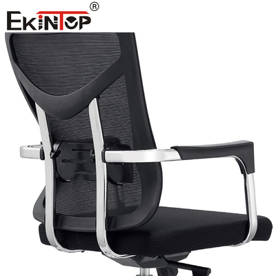 Silla de oficina de malla de espalda alta apoyabrazos de plástico computadora barata silla de oficina ergonómica giratoria