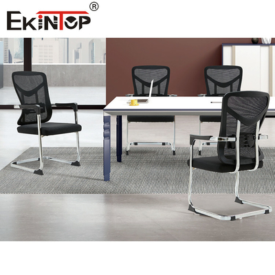 Silla de oficina de estilo comercial con cojín de espuma de memoria negro personalizable