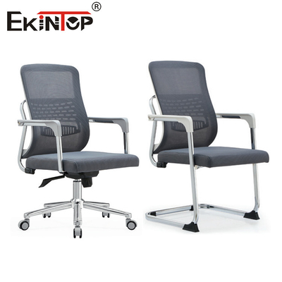 Silla de oficina ejecutiva con tejido de malla estilo moderno y reposabrazos