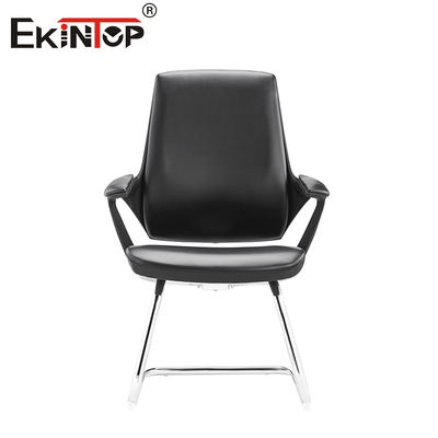Silla de oficina de cuero con forma de arco para salas de conferencias