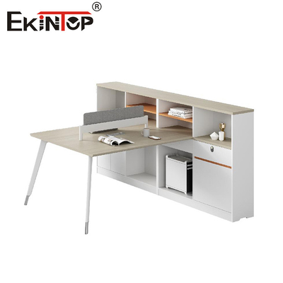 Diseño de muebles personalizados Cubicle de oficina oficina Estación de trabajo Escritorio modular para 2 personas