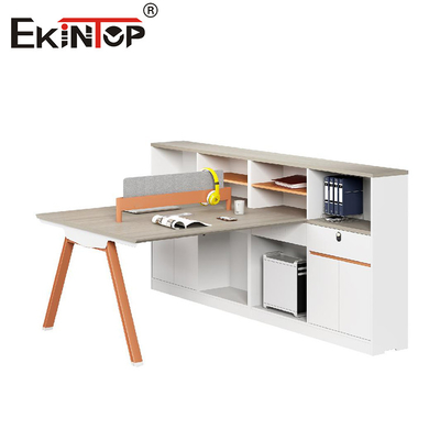 Diseño de muebles personalizados Cubicle de oficina oficina Estación de trabajo Escritorio modular para 2 personas