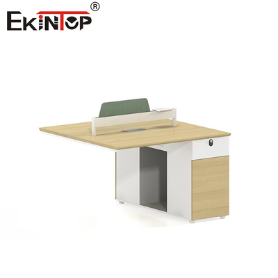 Muebles de oficina de trabajo de estilo moderno de color nuez de bajo precio