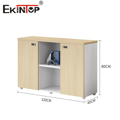 Armario de archivos de madera maciza Almacenamiento Muebles de oficina con estilo moderno