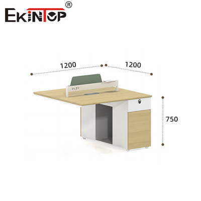 Muebles de oficina modulares y conectables para dos personas estilo moderno