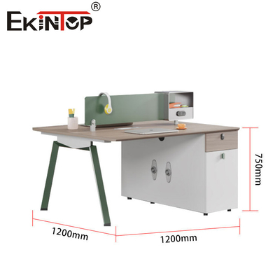 Muebles de oficina de diseño ergonómico con estaciones de trabajo de pantalla de privacidad
