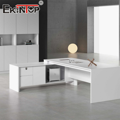 Tabla de madera personalizable Muebles de escritorio fábrica de escritorio estilo moderno