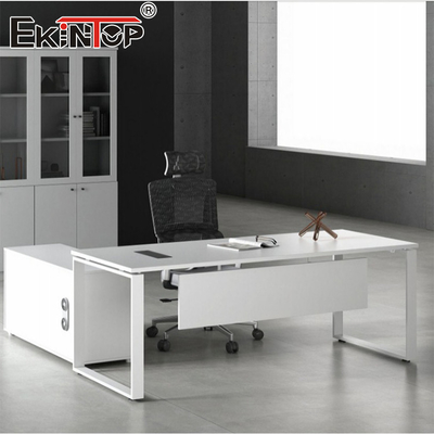 Fabricante Escritorio ejecutivo Escritorios de estilo moderno Blanco materiales de madera