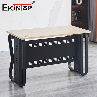 Escritorio de computadora de madera sólida estilo moderno Escritorio de oficina de nuez para oficina en el hogar