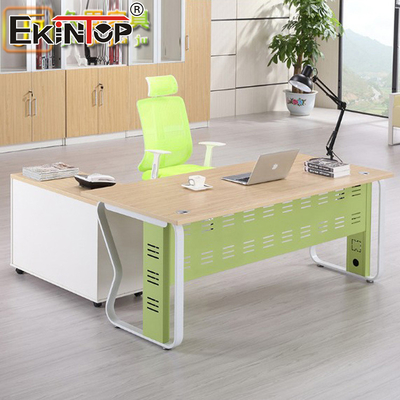 Gerente de Walnut Escritorio de oficina ejecutivo estilo moderno Escritorio de esquina de madera