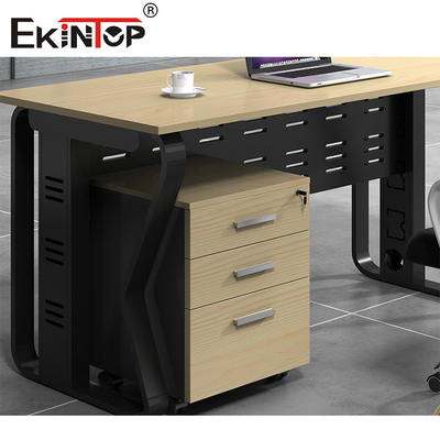 Escritorios de empleados en madera de nuez estilo moderno sillas de escritorio de computadora personalizables