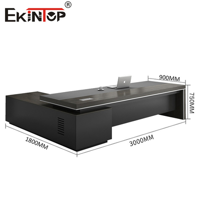 Administrador de estilo clásico personalizable Mesa de oficina Mesa grande con cajones