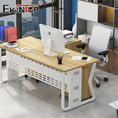 Muebles de oficina para el hogar de alta calidad Escritorios de estilo sencillo Escritorio a medida