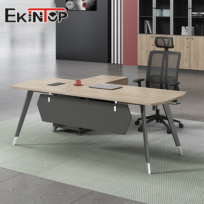 Escritorio de estilo industrial Muebles de oficina Escritorio ejecutivo con cajones