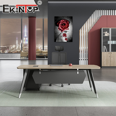 Escritorio de estilo industrial Muebles de oficina Escritorio ejecutivo con cajones