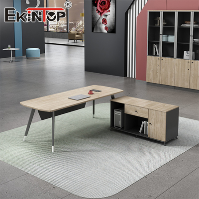 Muebles de escritorio de diseño moderno Escritorio de madera Escritorio ejecutivo con cajones