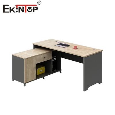 Muebles de escritorio modulares de madera natural