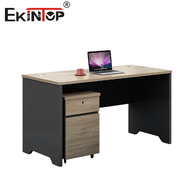 Escritorio con gabinete lateral Muebles de escritorio modulares de madera
