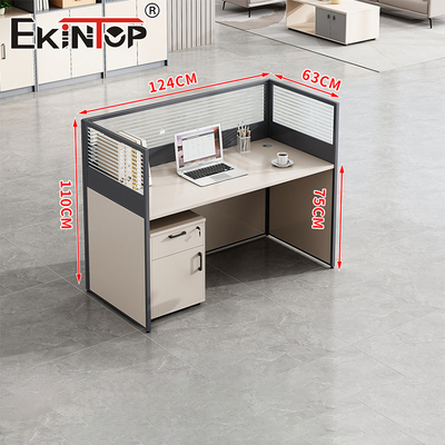 Muebles de oficina modernos de madera maciza Escritorio en forma de L Mesa de escritorio pequeña Mesa de escritorio