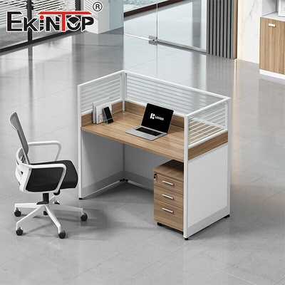 Muebles de oficina personalizados Muestra de estilo comercial Escritorio de escritorio Mesa de escritorio pequeña