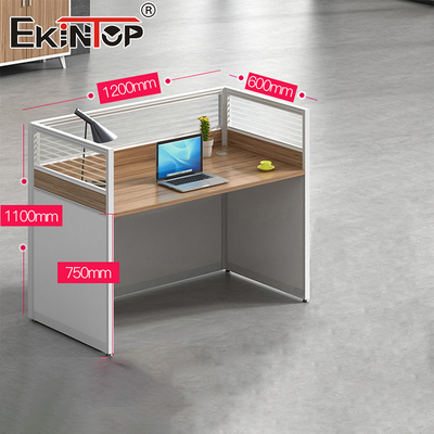 Muebles de oficina personalizados Muestra de estilo comercial Escritorio de escritorio Mesa de escritorio pequeña