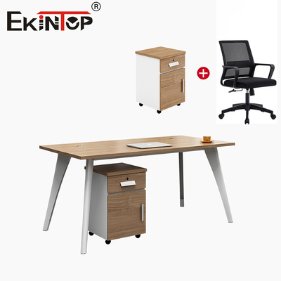 Muebles de escritorio de madera maciza Mesa de escritorio pequeña