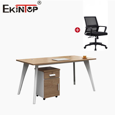 Muebles de escritorio de madera maciza Mesa de escritorio pequeña