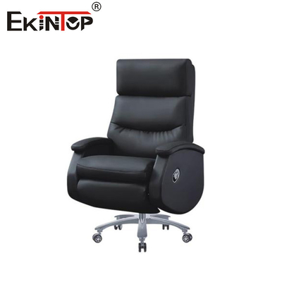 Silla de cuero de PU ajustable en altura Sillones de oficina comerciales