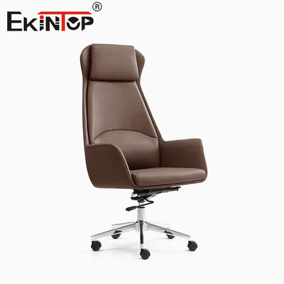 Silla de oficina de cuero de oficina ejecutiva moderna