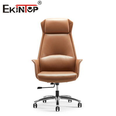 Silla de cuero de PU blanco de estilo moderno sillas de oficina comerciales