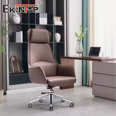Silla de oficina de cuero a medida Muebles Silla de redacción ergonómica