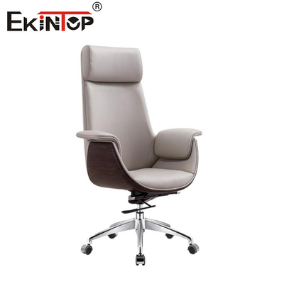 Modern Style Manager silla de oficina de cuero con ruedas silla de dibujo ergonómica