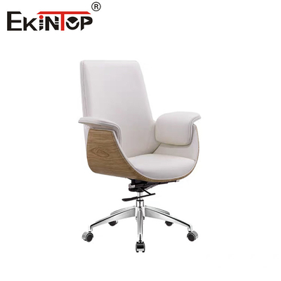Muebles de oficina silla de oficina de cuero PU con reposabrazos silla de escritorio de oficina en el hogar